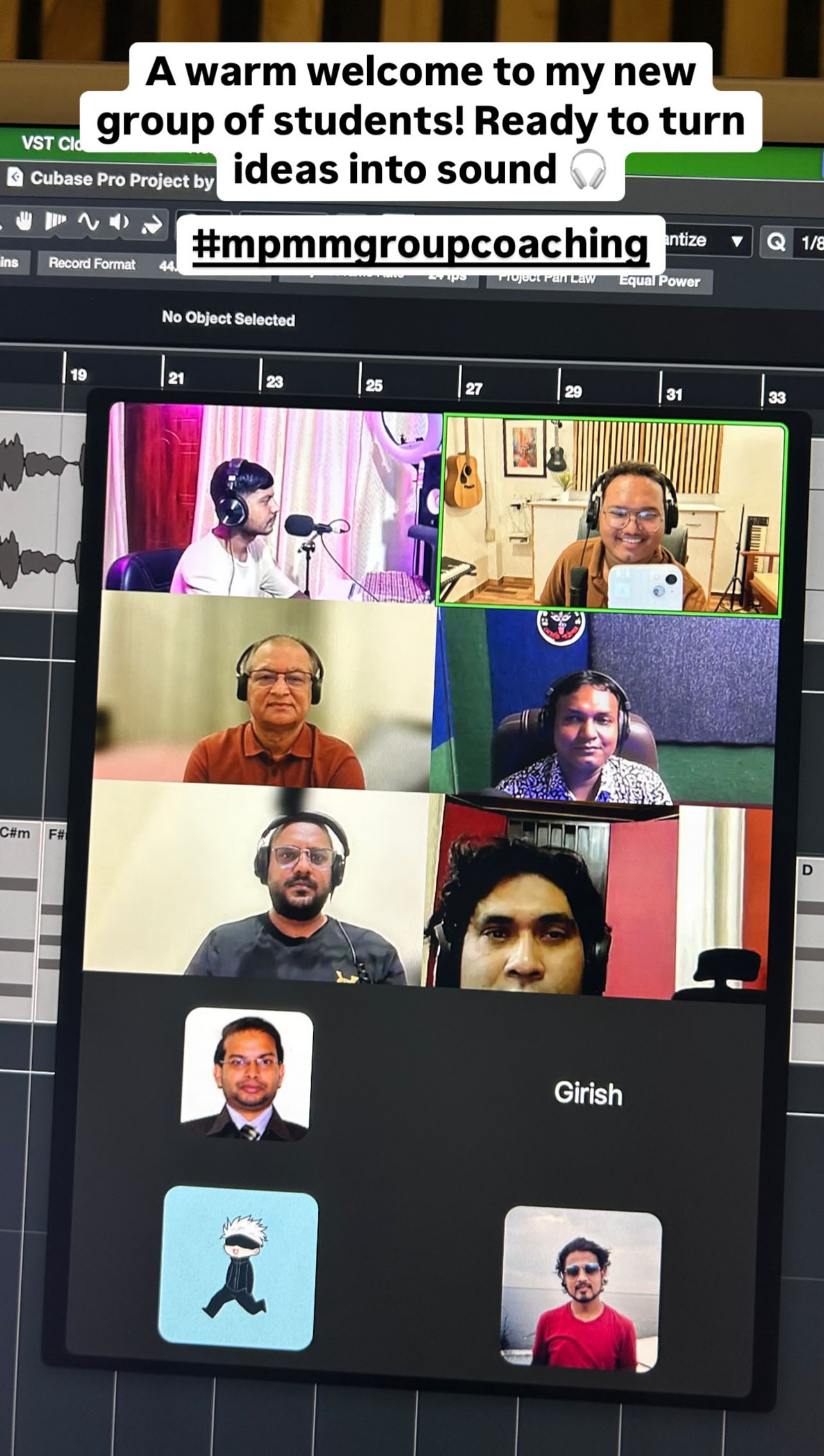 MPMM group coaching students